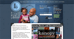 Desktop Screenshot of lamanlibrary.org